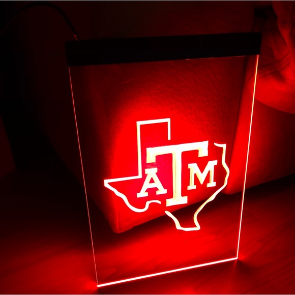 TEXAS A&M LED NEON LIGHT SIGN 8x12 - Picture 2 of 3